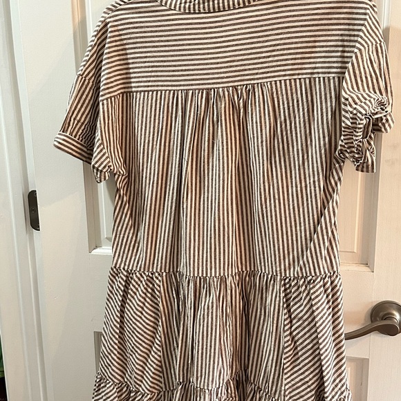 Striped cotton baby doll dress - Picture 5 of 5